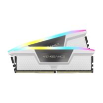 Corsair Vengeance RGB DDR5 64GB (2x32GB) 5600MHz CL40 White Μνήμη RAM