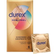 Durex Real Feel Condoms Προφυλακτικά για πιο Φυσική Αίσθηση, Χωρίς Λάτεξ 6 Τεμάχια Durex Real Feel Condoms Προφυλακτικά για πιο Φυσική Αίσθηση, Χωρίς Λάτεξ 6 Τεμάχια