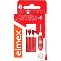 Elmex Interdental Brush Μεσοδόντια Βουρτσάκια Ιδανικά για Άτομα με Εμφυτεύματα ή Σιδεράκια 8 Τεμάχια - Size 2 / 0.9mm