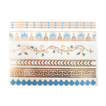 FLASH TATTOO BRACELETS 6ΤΕΜ DUST+CREAM