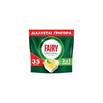 Fairy Original All In One Κάψουλες Πλυντηρίου Πιάτων Λεμόνι 35τεμ Fairy Original All In One Κάψουλες Πλυντηρίου Πιάτων Λεμόνι 35τεμ