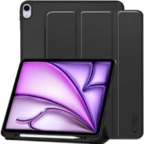 Flip Θήκη με Υποδοχή για Apple Pencil - Apple iPad Air 13" 2026 / 2024 - Tech-Protect SC Pen Smartcase - Black (5906302308651)