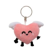 Fluffy Heart Keychain MR. WONDERFUL