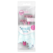 Gillette Venus Simply 3 Basic Ξυραφάκια Μίας Χρήσης 2τμχ