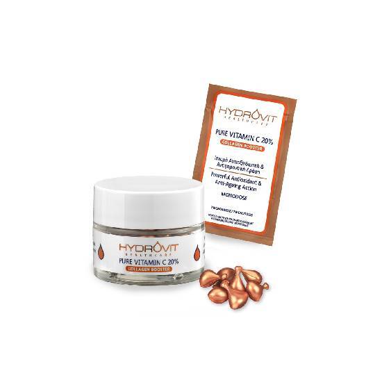 HYDROVIT Pure Vitamin C 20% Collagen Booster 7 Κάψουλες HYDROVIT Pure Vitamin C 20% Collagen Booster 7 Κάψουλες