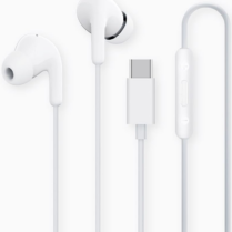 Handsfree Ακουστικά Official Xiaomi Type-C Earphones Ενσύρματα με Type-C - White (BHR8931GL)