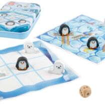 Hape Bamboo Επιτραπέζιο Tic Tac Toe/Snake & Ladders 2 In 1 (E0478A)