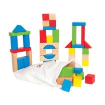 Hape Early Explorer Ξύλινα Τουβλάκια Maple Blocks (E0409AG53)