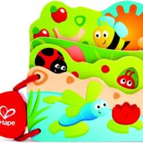 Hape Early Explorer Ξύλινο Baby's Bug Βιβλιαράκι (E0043A)