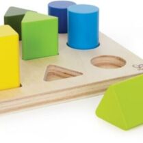 Hape Early Explorer Ξύλινο Colour & Shape Sorter (E0426)