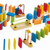 Hape Early Explorer Ξύλινο Dynamo Dominoes (E1042)