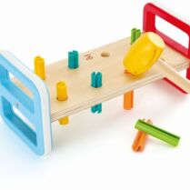 Hape Early Explorer Ξύλινο Σετ Σφηνώματα Rainbow Pounder (E0506B)