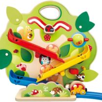 Hape Railway Ξύλινο Nutty Squirrel Toddler Τρενάκι Set (E3821A)
