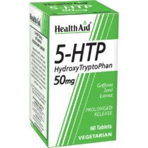 Health Aid 5-HTP 50mg Συμπλήρωμα Διατροφής Αμινοξέος 5-υδροξυ-τρυπτοφάνης Φυτικής Προέλευσης για την Καλή Λειτουργία του Νευρικού Συστήματος & Ενίσχυση της Διάθεσης 60tabs Health Aid 5-HTP 50mg Συμπλήρωμα Διατροφής Αμινοξέος 5-υδροξυ-τρυπτοφάνης Φυτικής Προέλευσης για την Καλή Λειτουργία του Νευρικού Συστήματος & Ενίσχυση της Διάθεσης 60tabs