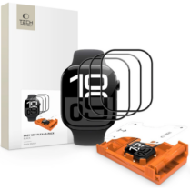 Hybrid Glass Apple Watch 11 / 10 46mm Tech-Protect Easy Set Flex+ Αντιχαρακτικό Υβριδικό Γυαλί Προστασίας Οθόνης 3 Τεμάχια - Black (5906302352319) Hybrid Glass Apple Watch 11 / 10 46mm Tech-Protect Easy Set Flex+ Αντιχαρακτικό Υβριδικό Γυαλί Προστασίας Οθόνης 3 Τεμάχια - Black (5906302352319)