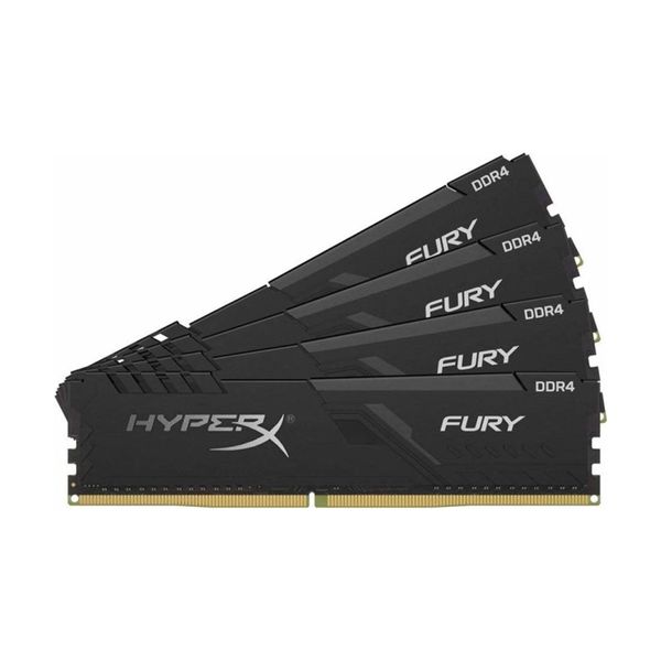 HyperX Fury 8GB DDR4-3200MHz CL16 DIMM (HX432C16FB3K4/32) x4 Μνήμη RAM HyperX Fury 8GB DDR4-3200MHz CL16 DIMM (HX432C16FB3K4/32) x4 Μνήμη RAM