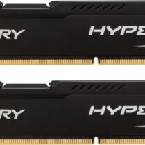 HyperX Fury Black 8GB DDR3-1333MHz C9 (HX313C9FBK2/16) x2 Μνήμη RAM HyperX Fury Black 8GB DDR3-1333MHz C9 (HX313C9FBK2/16) x2 Μνήμη RAM
