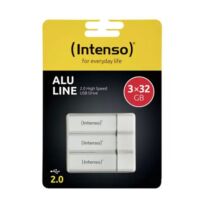 Intenso Alu Line 3x32GB USB 2.0 Silver USB Sticks