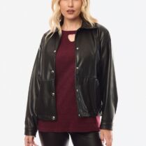 JACKET ΔΕΡΜΑΤΙΝΗ Mαύρο Dress Up