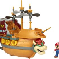 JP Nintendo Φιγούρα 2.5" Super Mario Deluxe Bowser Ship Playset (404294)
