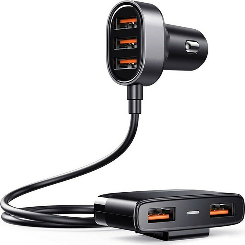 Joyroom JR-CL03 - Φορτιστής Αυτοκινήτου με 5xUSB - 6.2A - 150cm - Black (6941237122353) Joyroom JR-CL03 - Φορτιστής Αυτοκινήτου με 5xUSB - 6.2A - 150cm - Black (6941237122353)