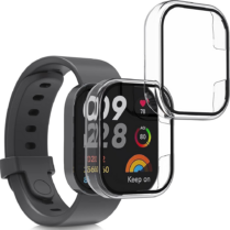 KW Full Body Cover - Θήκη με Tempered Glass - Xiaomi Redmi Mi Watch Lite 3 / Redmi Watch 3 - 2 Τεμάχια - Transparent (60919.02) KW Full Body Cover - Θήκη με Tempered Glass - Xiaomi Redmi Mi Watch Lite 3 / Redmi Watch 3 - 2 Τεμάχια - Transparent (60919.02)