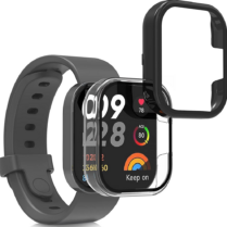 KW Full Body Cover - Θήκη με Tempered Glass - Xiaomi Redmi Mi Watch Lite 3 / Redmi Watch 3 - 2 Τεμάχια - Transparent / Black (60919.01) KW Full Body Cover - Θήκη με Tempered Glass - Xiaomi Redmi Mi Watch Lite 3 / Redmi Watch 3 - 2 Τεμάχια - Transparent / Black (60919.01)