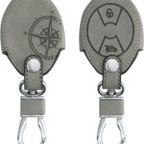 KW PU Leather Θήκη Κλειδιού Mini - 3 Κουμπιά - Navigational Compass / Grey (57029.01) KW PU Leather Θήκη Κλειδιού Mini - 3 Κουμπιά - Navigational Compass / Grey (57029.01)