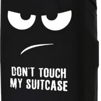 KW Suitcase Cover - Ελαστικό Κάλυμμα Βαλίτσας με Φερμουάρ από Ύφασμα Spandex / Λύκρα - XL / 29 - 32" - Don't Touch My Suitcase / Black / White (45230.4.01) KW Suitcase Cover - Ελαστικό Κάλυμμα Βαλίτσας με Φερμουάρ από Ύφασμα Spandex / Λύκρα - XL / 29 - 32" - Don't Touch My Suitcase / Black / White (45230.4.01)
