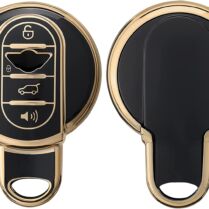 KW Θήκη Κλειδιού Mini - Σιλικόνη - 3 Κουμπιά - Smart Key - Black / Gold (58602.01) KW Θήκη Κλειδιού Mini - Σιλικόνη - 3 Κουμπιά - Smart Key - Black / Gold (58602.01)