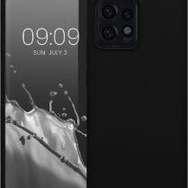 KWmobile Soft Flexible Rubber Cover - Θήκη Σιλικόνης Motorola Edge 40 Pro / Edge Plus 2023 - Black (61344.01)
