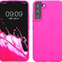 KWmobile Soft Flexible Rubber Cover - Θήκη Σιλικόνης Samsung Galaxy S22 Plus 5G - Neon Pink (56761.77)
