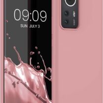 KWmobile Soft Flexible Rubber Cover - Θήκη Σιλικόνης Xiaomi 12 Pro 5G - Rose Tan (57937.193)