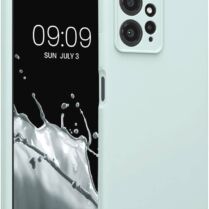 KWmobile Soft Flexible Rubber Cover - Θήκη Σιλικόνης Xiaomi Redmi Note 12 4G με Πλαίσιο Κάμερας - Cool Mint (61180.200)