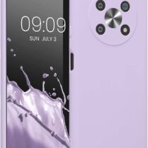 KWmobile Soft Slim Flexible Rubber Cover with Camera Protector - Θήκη Σιλικόνης Honor Magic4 Lite με Πλαίσιο Κάμερας - Lavender (59335.108)