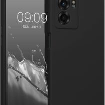 KWmobile Soft Slim Flexible Rubber Cover with Camera Protector - Θήκη Σιλικόνης Realme Narzo 50 5G με Πλαίσιο Κάμερας - Black Matte (59618.47)