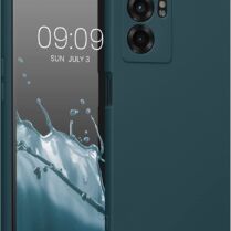 KWmobile Soft Slim Flexible Rubber Cover with Camera Protector - Θήκη Σιλικόνης Realme Narzo 50 5G με Πλαίσιο Κάμερας - Teal Petrol Matte (59618.57)