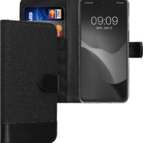 KWmobile Θήκη - Πορτοφόλι Motorola Moto G73 - Anthracite / Black (60833.73)