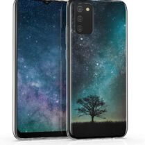 KWmobile Θήκη Σιλικόνης IMD Design - Samsung Galaxy A02s - Cosmic Nature / Blue / Grey / Black (56029.01) KWmobile Θήκη Σιλικόνης IMD Design - Samsung Galaxy A02s - Cosmic Nature / Blue / Grey / Black (56029.01)