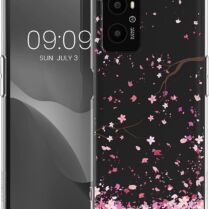 KWmobile Θήκη Σιλικόνης Oppo A76 / A96 - Cherry Blossoms Pink Petals / Dark Brown / Transparent (60981.01) KWmobile Θήκη Σιλικόνης Oppo A76 / A96 - Cherry Blossoms Pink Petals / Dark Brown / Transparent (60981.01)