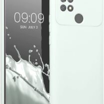 KWmobile Θήκη Σιλικόνης Xiaomi Poco C40 με Πλαίσιο Κάμερας - Cool Mint (59620.200)