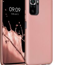 KWmobile Θήκη Σιλικόνης Xiaomi Redmi Note 10 / Note 10S - Metallic Rose Gold (54542.31)