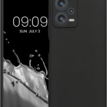 KWmobile Θήκη Σιλικόνης Xiaomi Redmi Note 12 5G / Poco X5 με Πλαίσιο Κάμερας - Black Matte (60887.47)