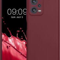 KWmobile Θήκη Σιλικόνης Xiaomi Redmi Note 12 5G / Poco X5 με Πλαίσιο Κάμερας - Bordeaux Violet (60887.187)