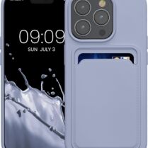 KWmobile Θήκη Σιλικόνης με Υποδοχή για Κάρτα - Apple iPhone 15 Pro - Lavender (62019.108)