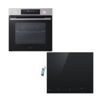 LG WS5D7210S Inox Φούρνος & CBIZ2437B Επαγωγική Εστία Set Εντοιχισμού