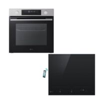 LG WS5D7230S Inox Φούρνος & CBIZ2437B Επαγωγική Εστία Set Εντοιχισμού