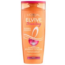 L'Oreal Paris Elvive Dream Long Shampoo Σαμπουάν Επανασύστασης με Κερατίνη & Καστορέλαιο για Μακριά Μαλλιά 400ml