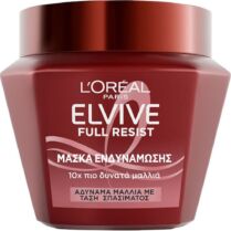 L'Oreal Paris Elvive Full Resist Power Mask Μάσκα Πλήρους Αντοχής & Ενδυνάμωσης που Αποτρέπει το Σπάσιμο της Τρίχας 300ml