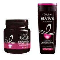 L'Oreal Paris Elvive Full Resist Promo Shampoo 400ml & Power Mask 680ml